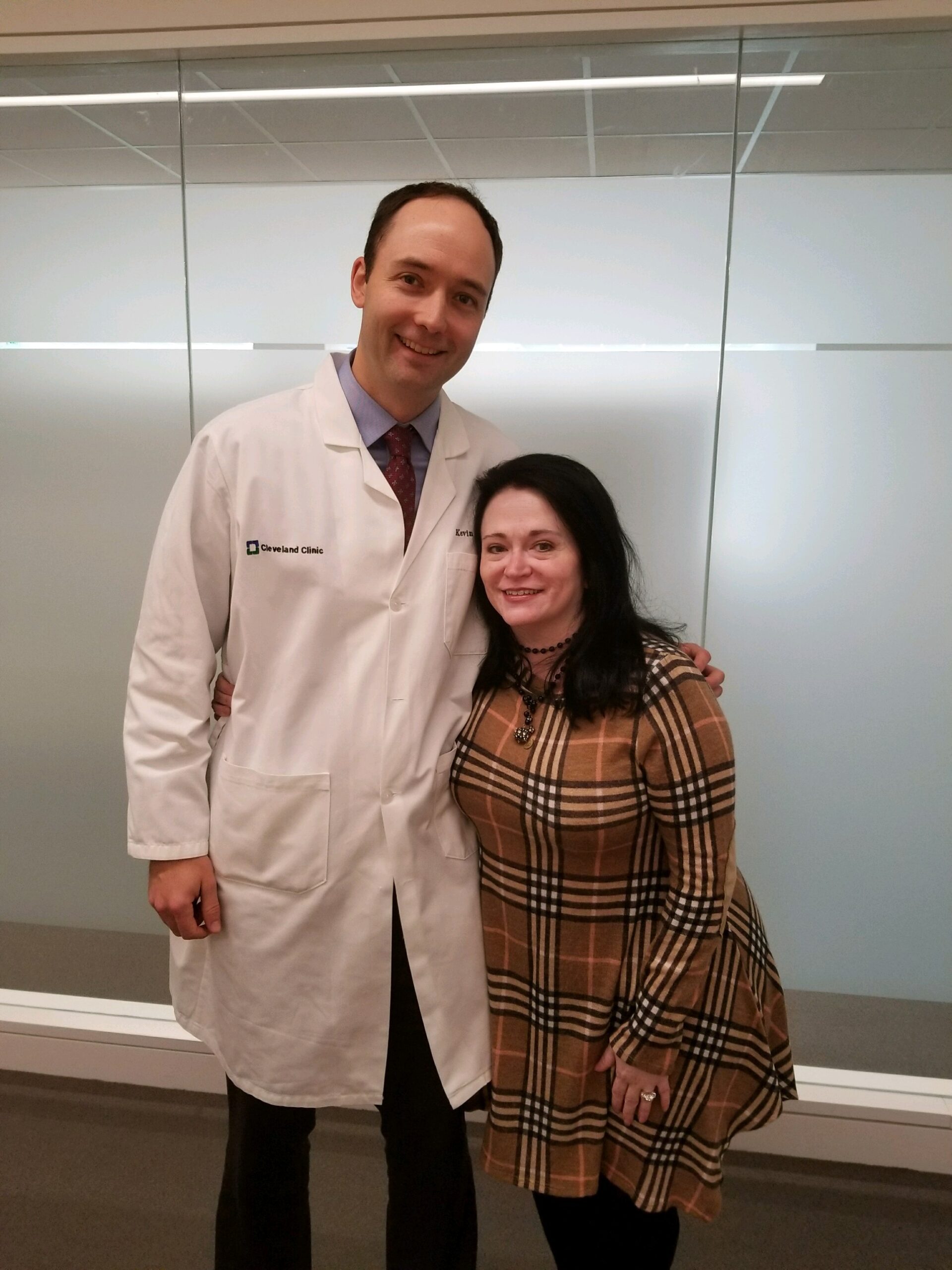 Dr. Stephans pictured with Lisa Craine